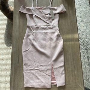 Strut and Bolt off the shoulder dress (satin lining) NEW WITH TAGS NEVER WORN